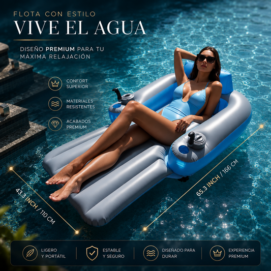 AquaCruise™ | Flotador Motorizado para Piscina