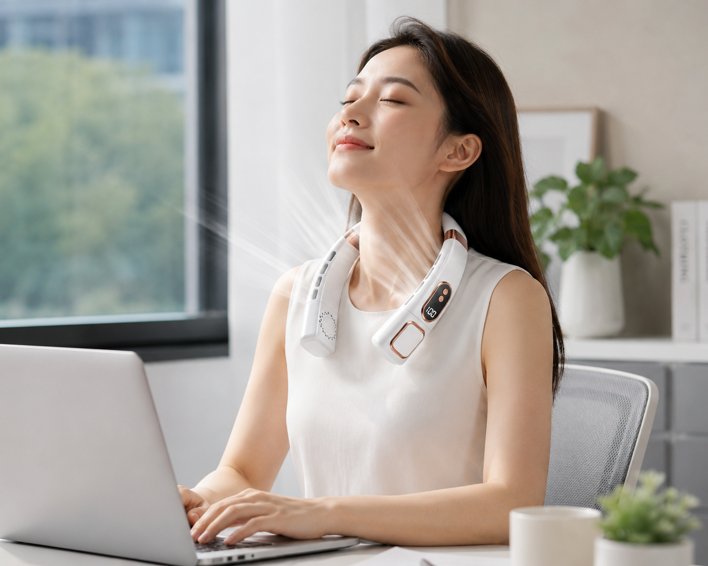 AirFlow™ | Ventilador de Cuello Inteligente